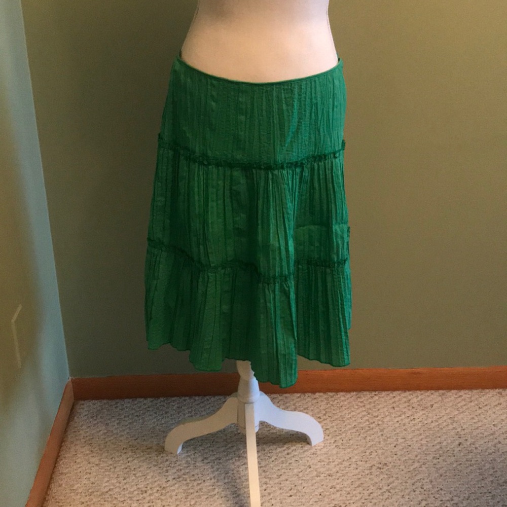 BCBG skirt; flowy knee length